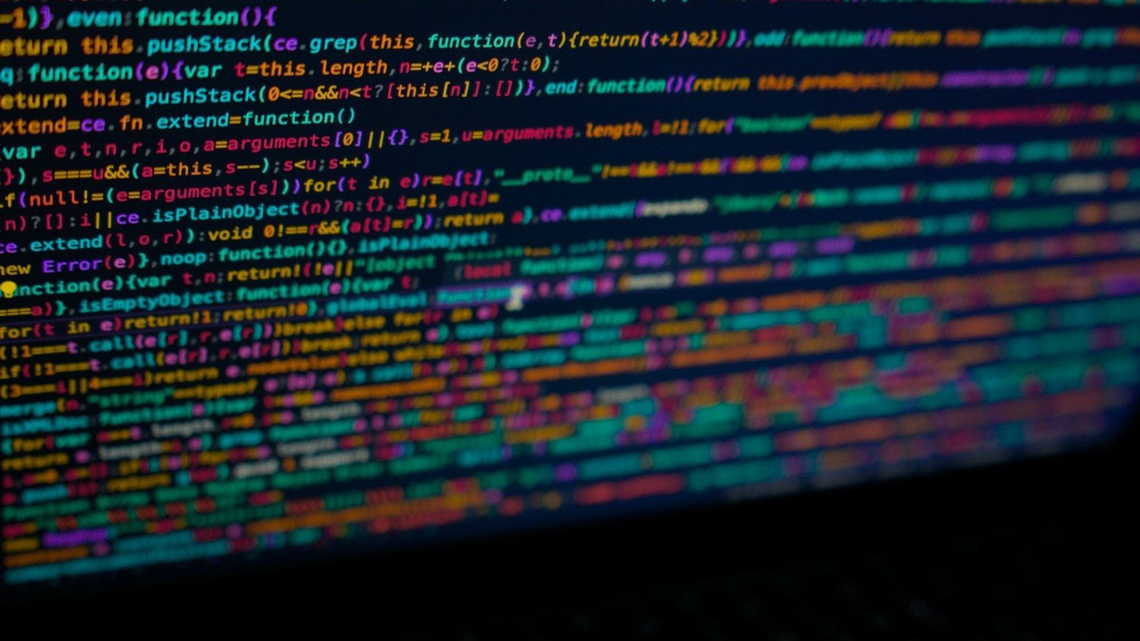 a close up of a computer screen with a lot of text on it